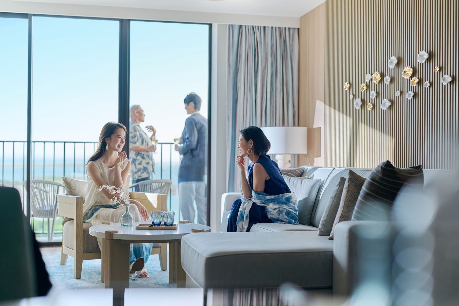 家族と新郎新婦