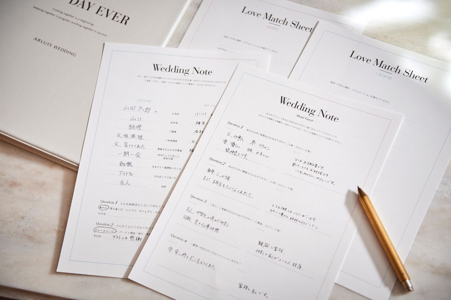 結婚式のリスト