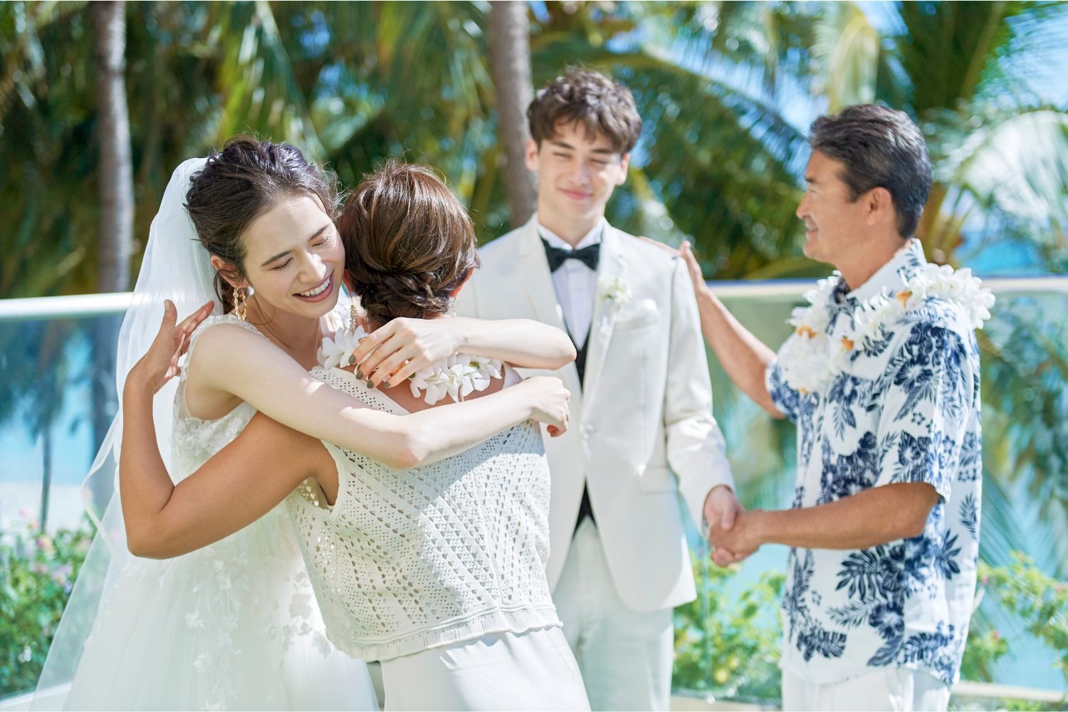 新郎新婦と両親