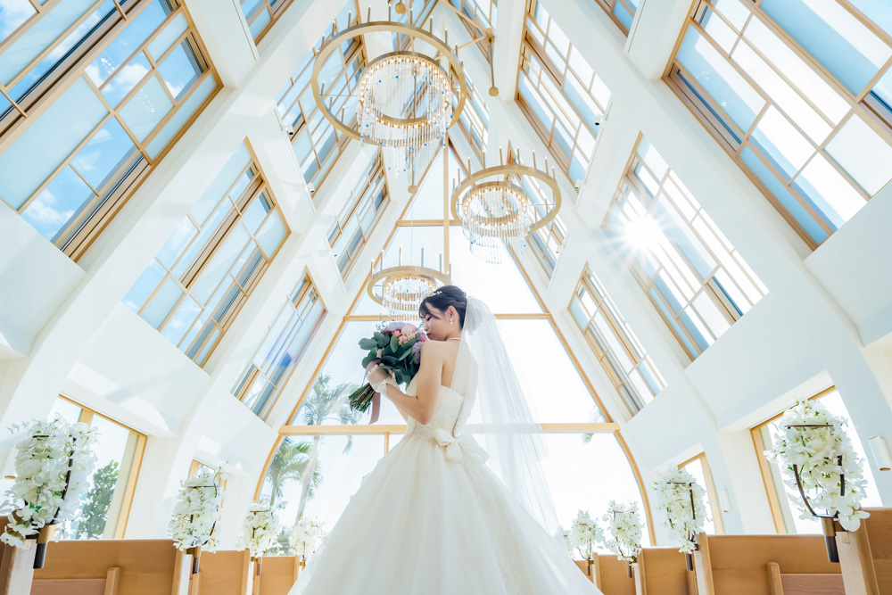 新婦の後ろ姿