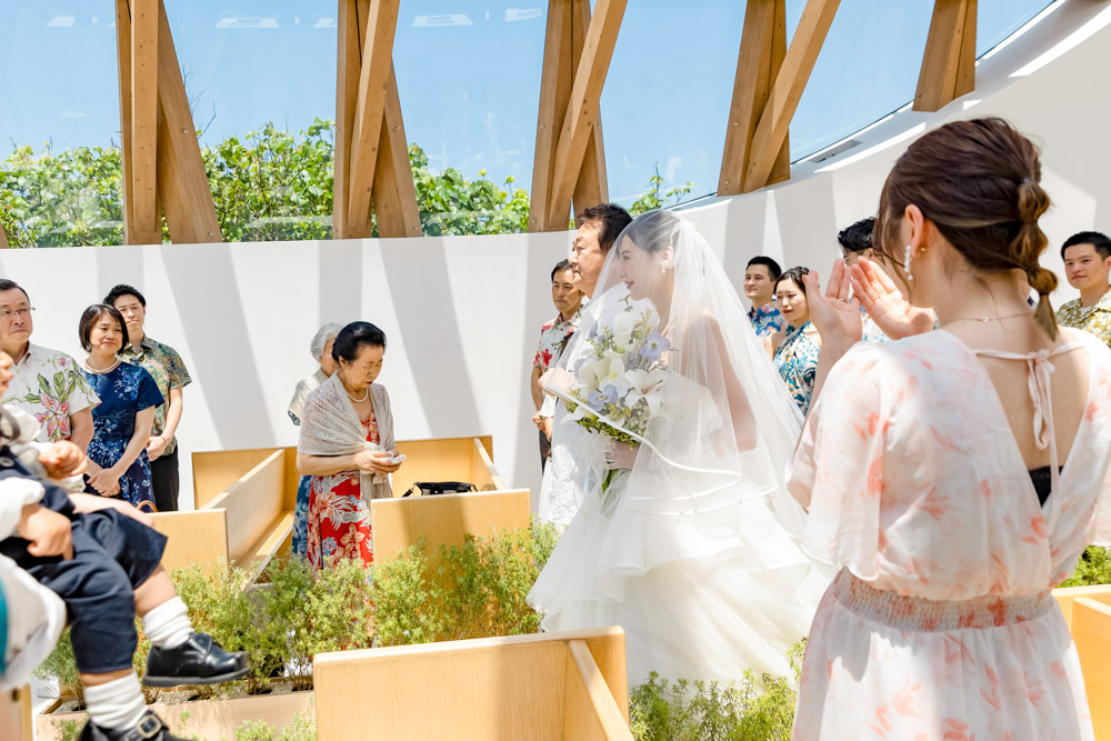 瀬良垣島教会の結婚式