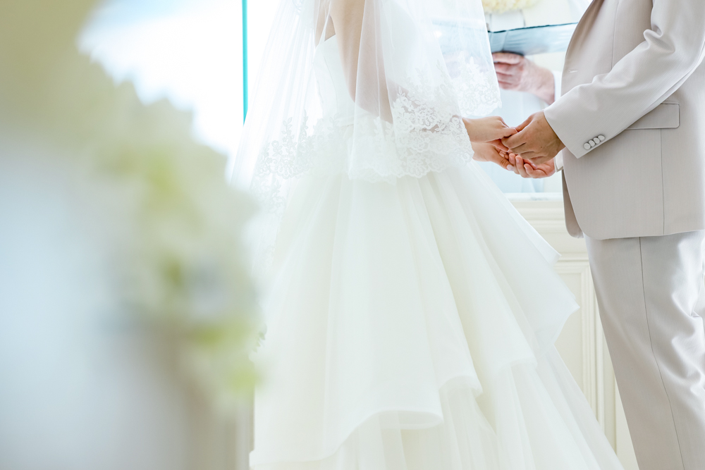 結婚式の新郎新婦
