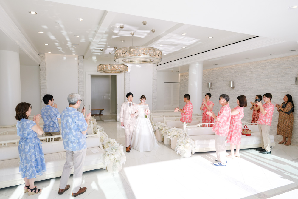 結婚式の入場