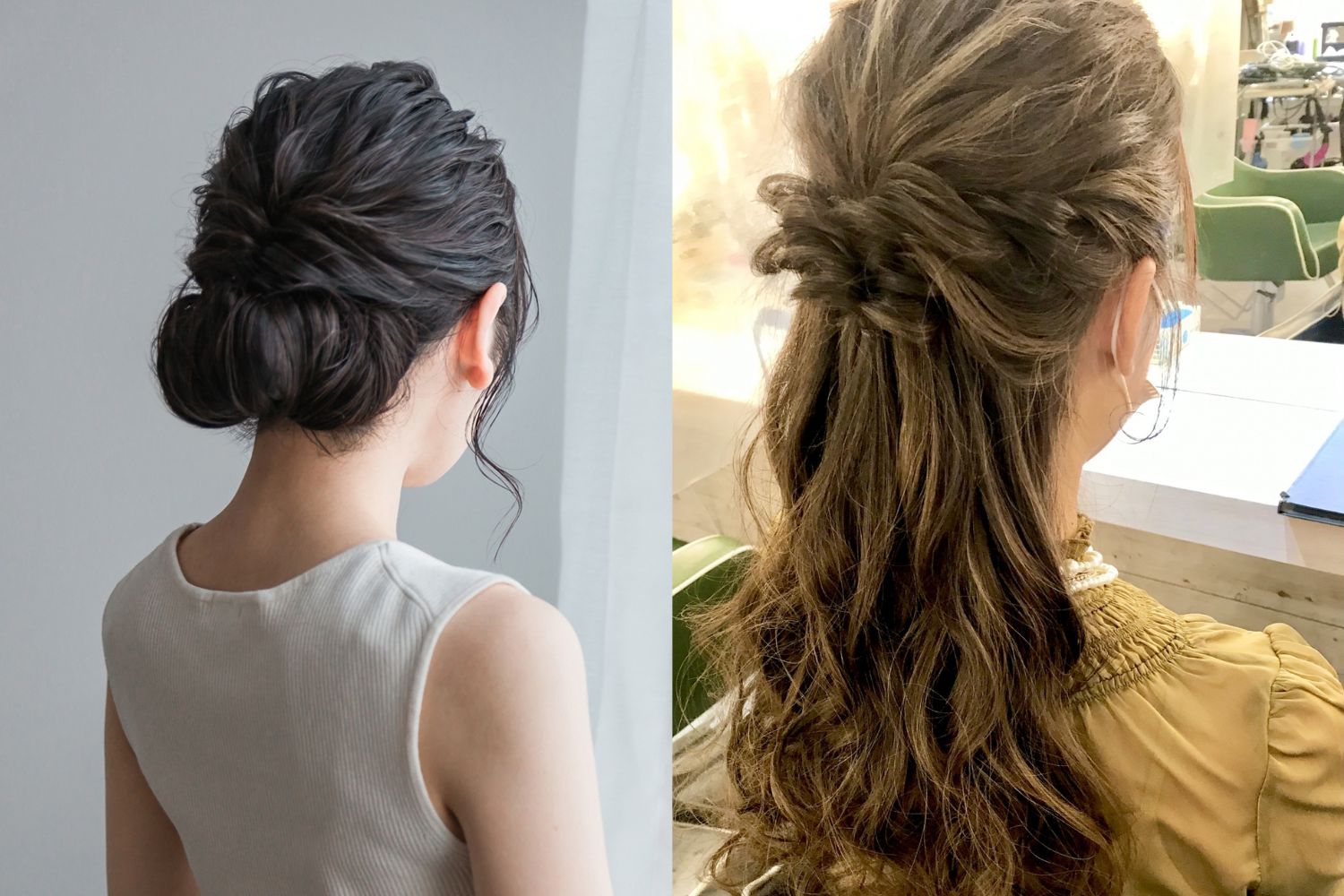 ミディアムのヘアアレンジ