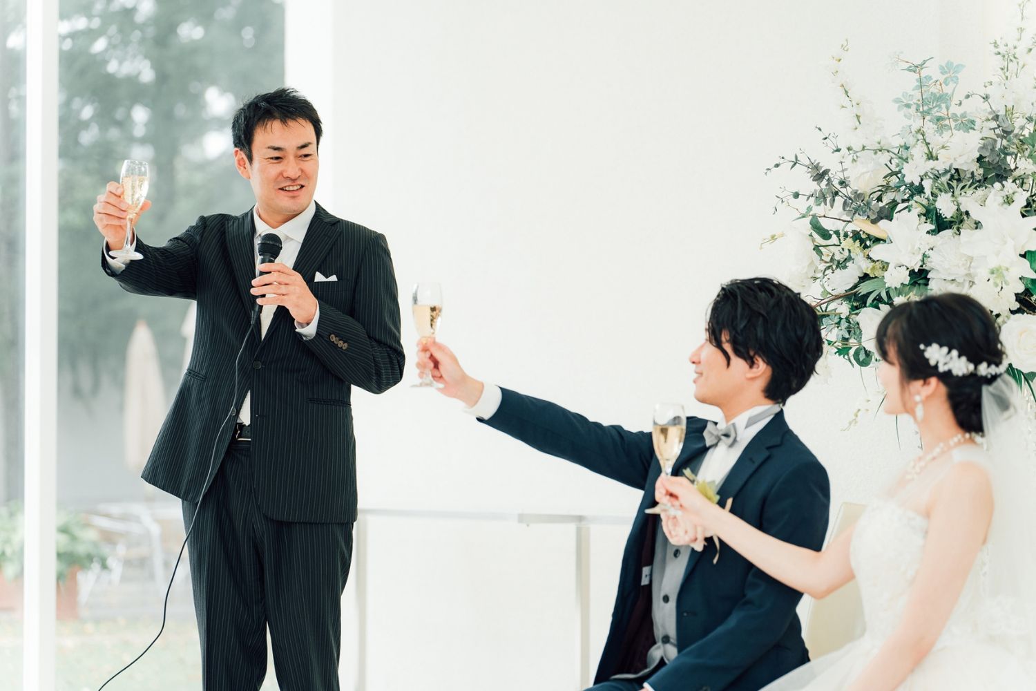披露宴の乾杯