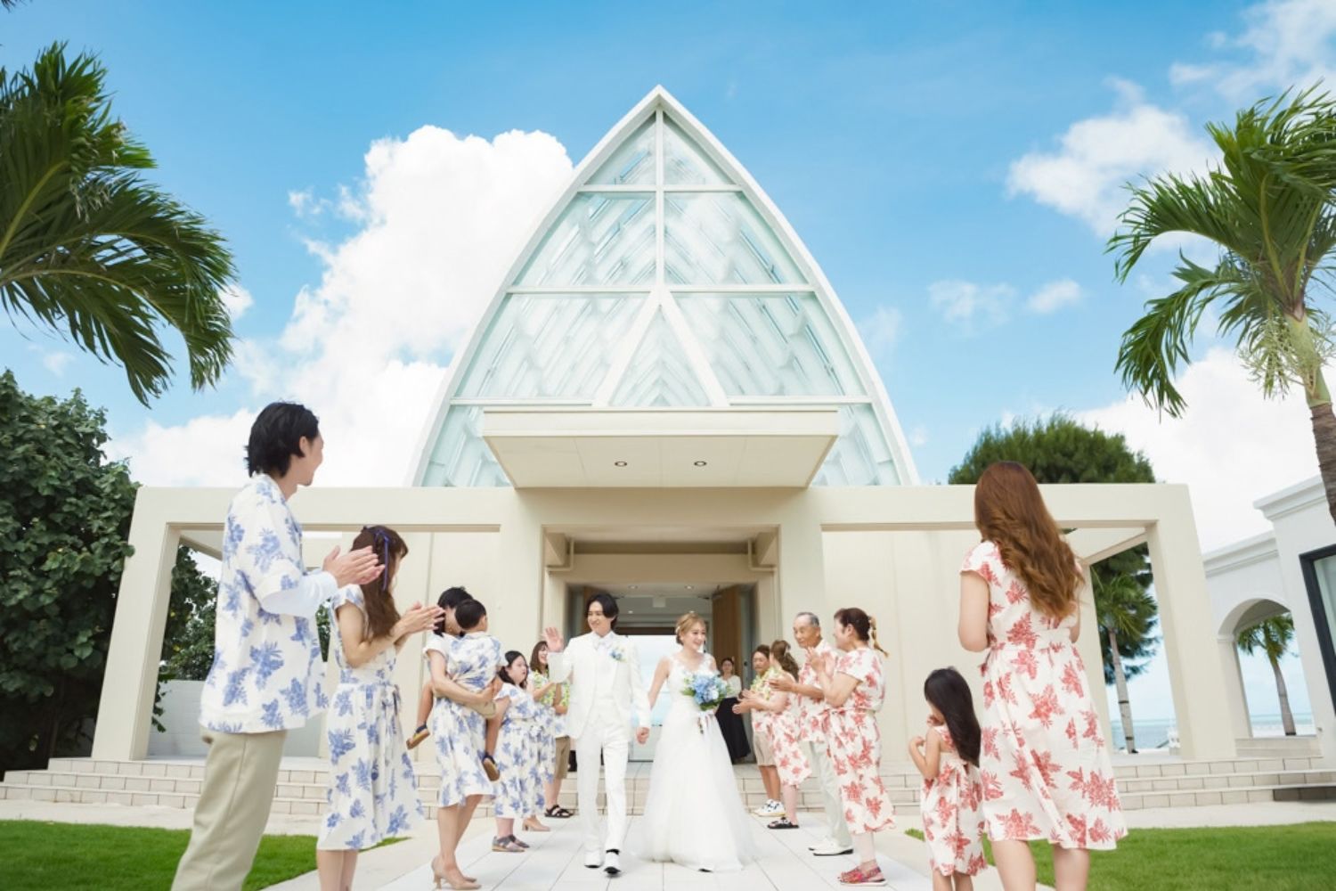 新郎新婦の退場